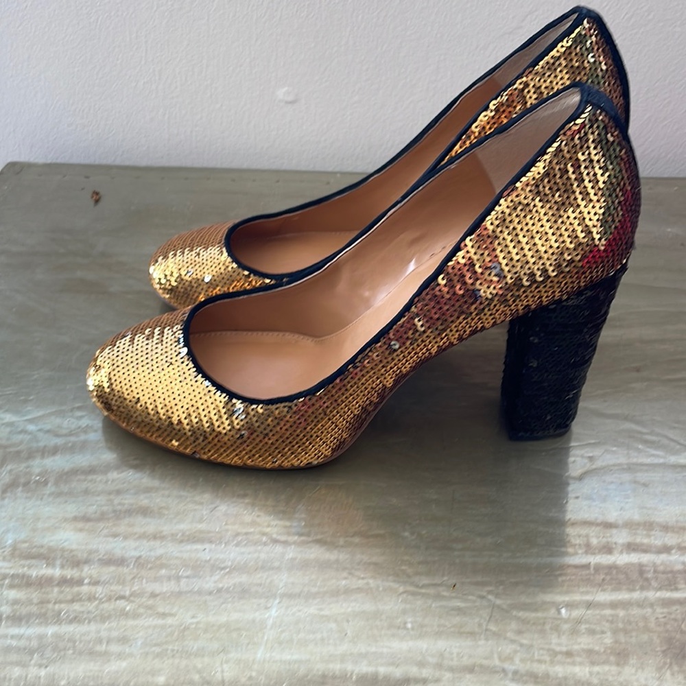 Almost new J Crew bling shoes. Beautiful!